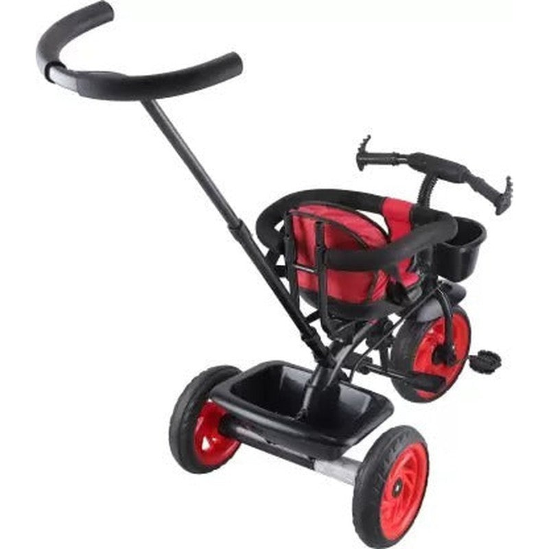 Tricycle with Dual Storage Basket, Safety Guardrail and Parental Control Push Handle (Model 549) | 2 to 5 Years