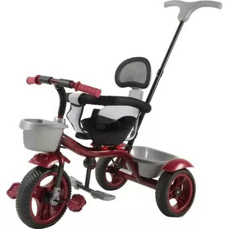 Tricycle with Dual Storage Basket, Safety Guardrail and Parental Control Push Handle (Model 593) | 2 to 5 Years