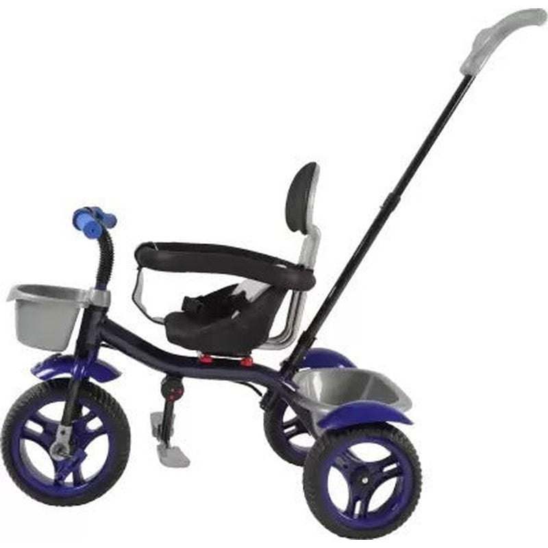 Tricycle with Dual Storage Basket, Safety Guardrail and Parental Control Push Handle (Model 593) | 2 to 5 Years