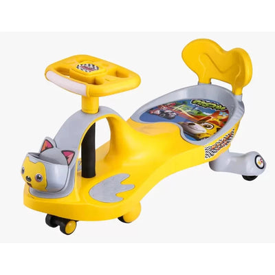 Ride-on Guppy Car Twist and Swing Magic Car Rider (Yellow)