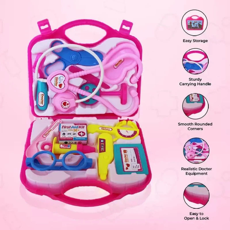 Buy Doctor Role Play Kit Set (Pink) on Snooplay India