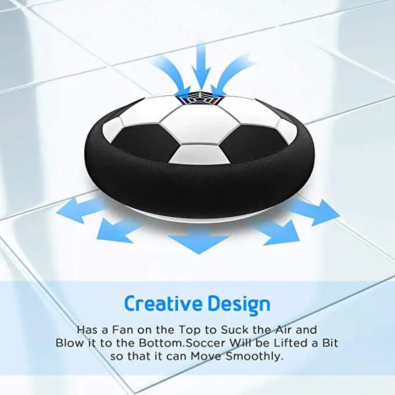 Hover Football Indoor Floating Hover Ball | Disc with Soft Foam Bumpers