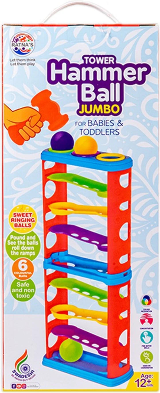 Ratna's Hammer Ball Jumbo a ball | for Babies and Toddlers