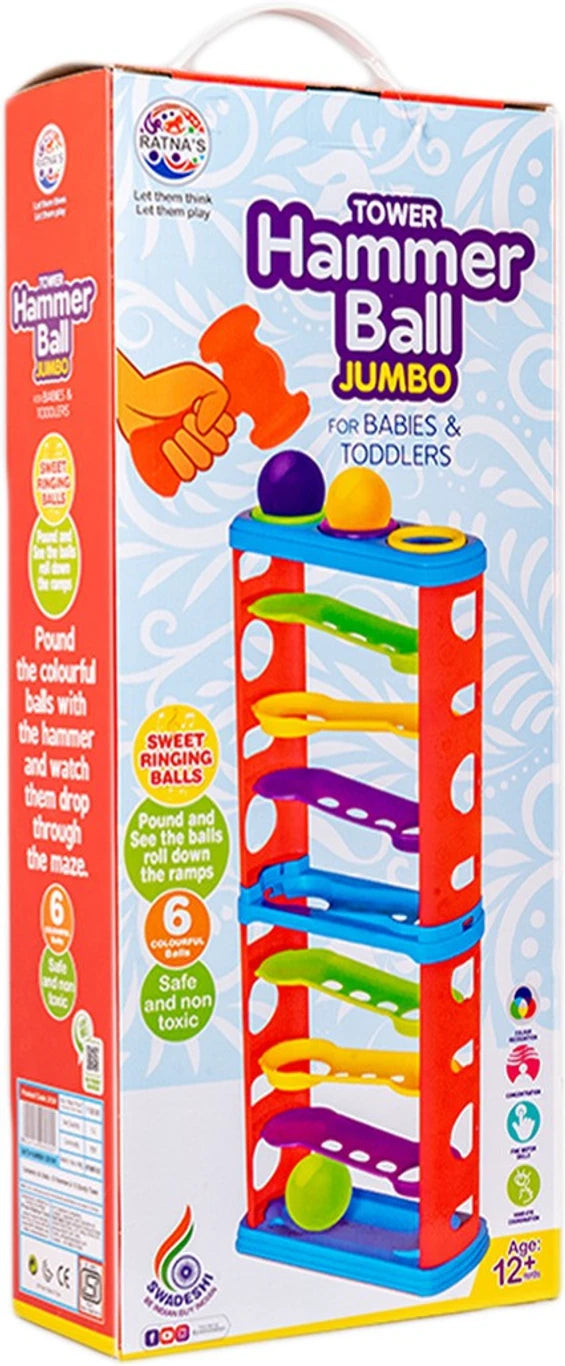 Ratna's Hammer Ball Jumbo a ball | for Babies and Toddlers