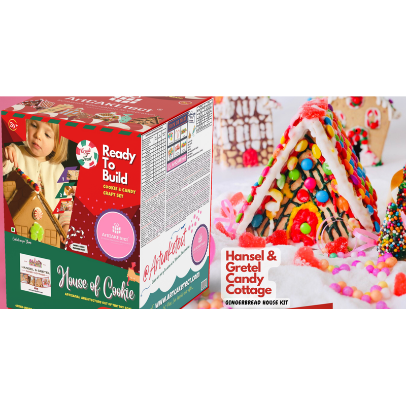 Hansel & Gretel Candy Cottage (House of Cookie Kit) | COD Not Available