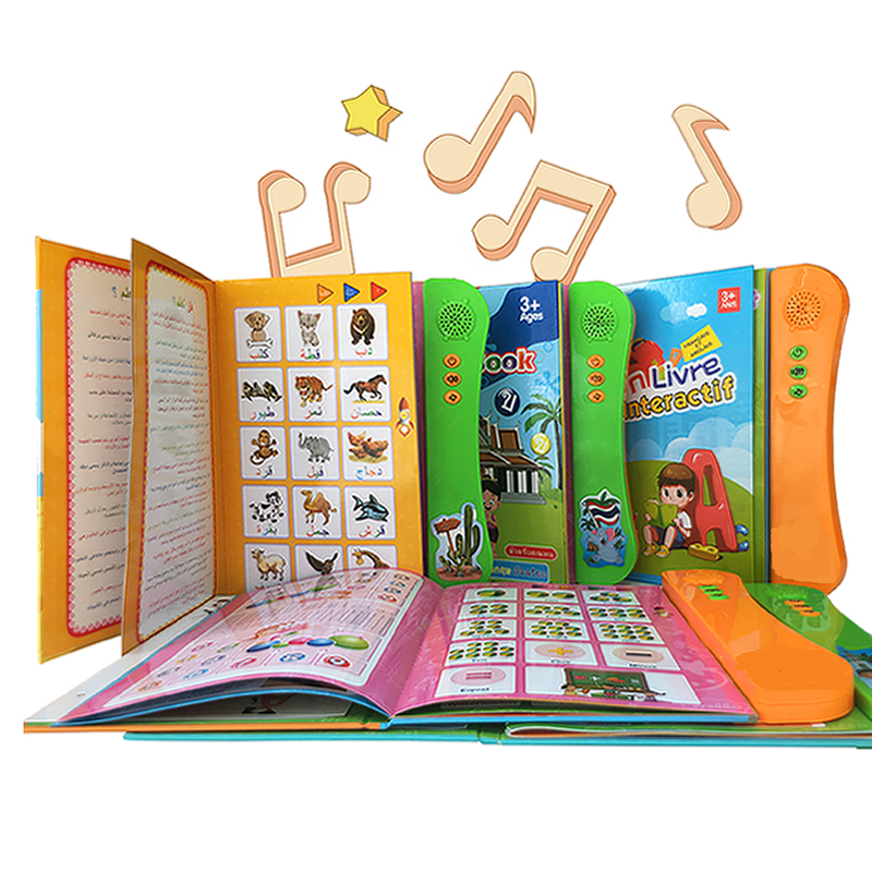 Skygenix Interactive My English Learning Sound E-Book with Musical Rhymes, Touch and Feel, Talking Board Book / Educational Book