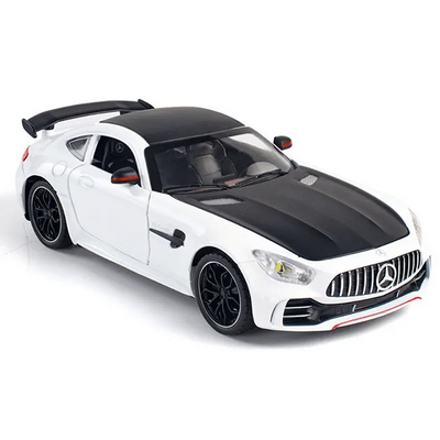 Resembling Big Size 1:24 Benz Amg Gtr Rb Toy Cars  White