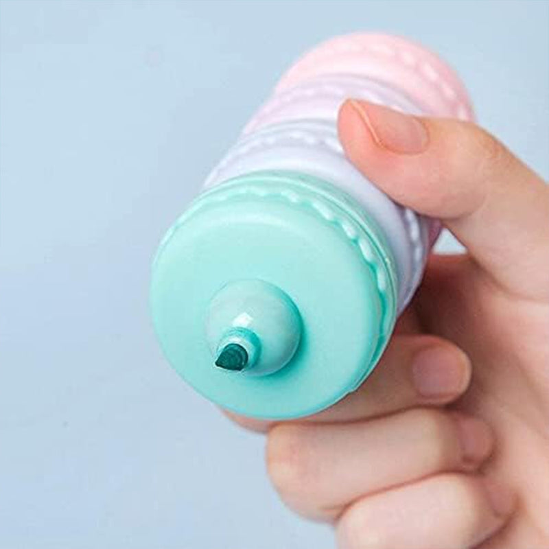 Cute Shape Ice-cream Macaron Highlighter Fine Grip Marker