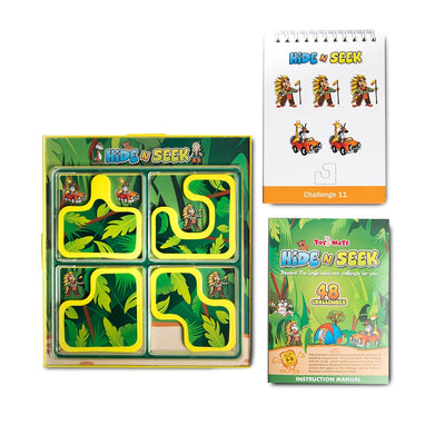 Hide & Seek Jungle- 48 Challenges- an Award Winning Brain Teasing Puzzle Game for Kids