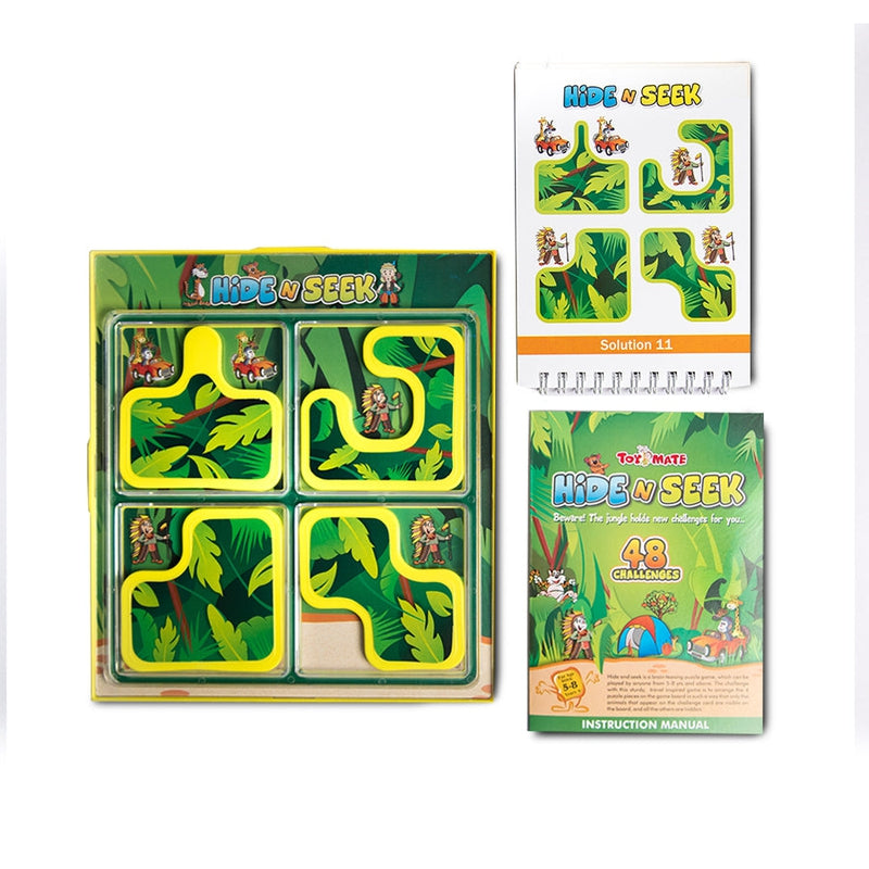 Hide & Seek Jungle- 48 Challenges- an Award Winning Brain Teasing Puzzle Game for Kids