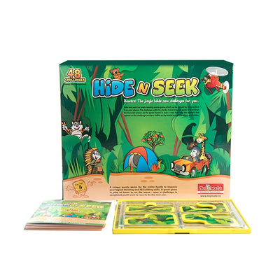 Hide & Seek Jungle- 48 Challenges- an Award Winning Brain Teasing Puzzle Game for Kids