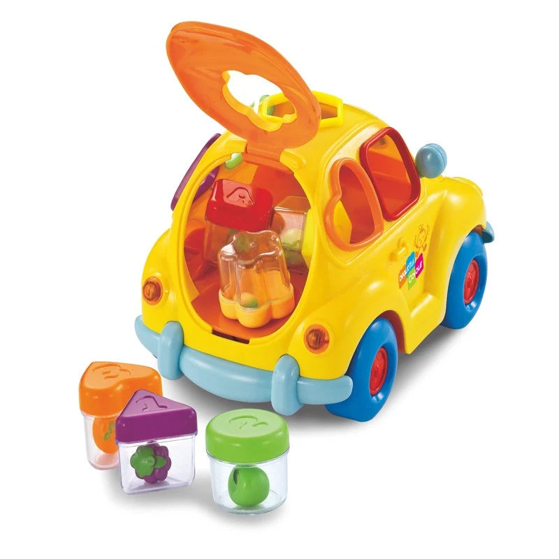 Hola Super Fun Fruit Car Toy with Shape Shorter for Kids
