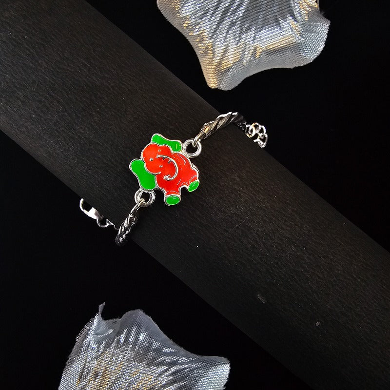 Silver 925 Kids Ganesha Bracelet