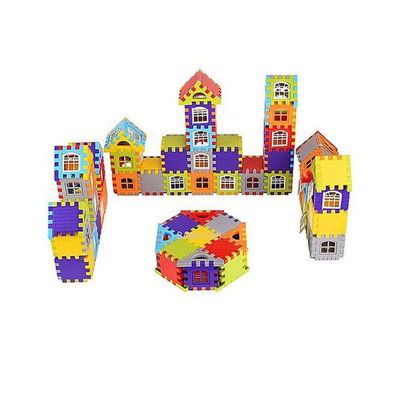 Building Blocks Set Multicolour -72 Pieces