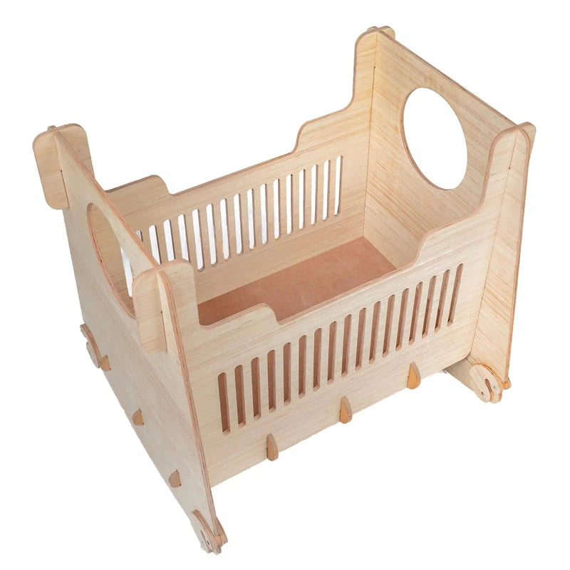 Buy Classic Wooden Baby Cradle (0-3 Years) on Snooplay India