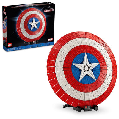 LEGO Marvel Captain America’s Shield 76262 Building Kit (3,128 Pieces) -  (COD Not Available)