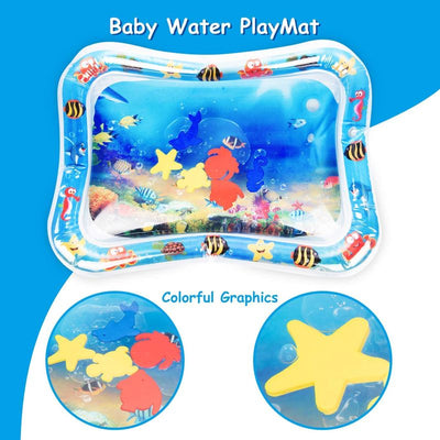 Inflatable Tummy Time Leakproof Water Mat for Kids