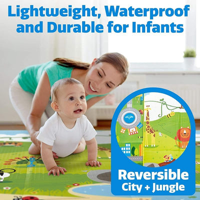 Double Side Waterproof Learning Crawling Play Mat For Kids
