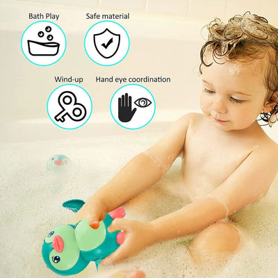 Swimming Penguin Wind Up Bath Toy - Pack Of 3