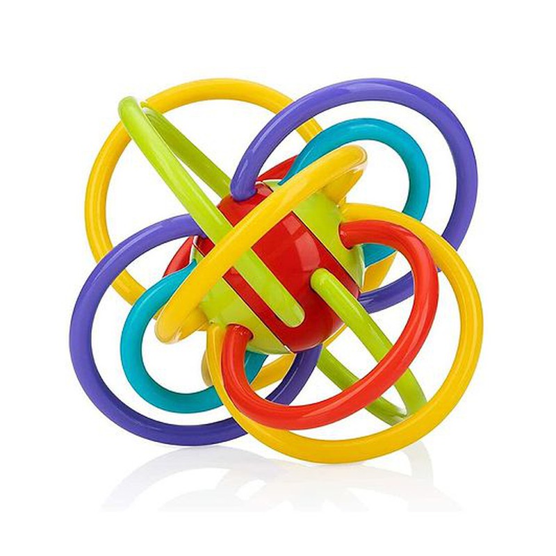 Infant Toddler Loopi Rattle Toys Pack of 1 - Multicolor