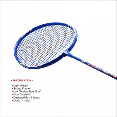 Faster Badminton Pack of 2 Multicolor Strung Badminton Racquet