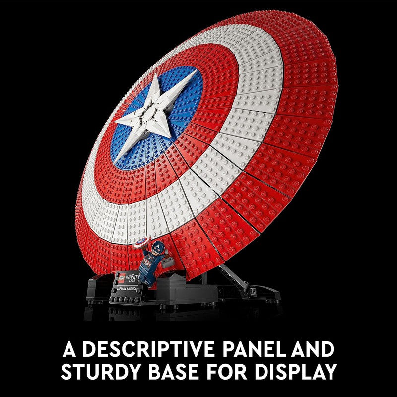 LEGO Marvel Captain America’s Shield 76262 Building Kit (3,128 Pieces) -  (COD Not Available)