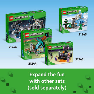 LEGO Minecraft The Frozen Peaks 21243 Building Toy Set (304 Pieces)