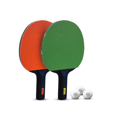 (New Launch) Series 2 Table Tennis Racket Playset 2 Racket and 3 Balls