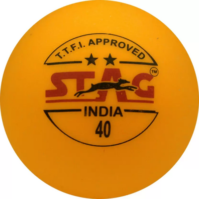 2 Star Orange Table Tennis Balls (Pack of 12)