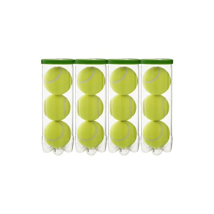 Prince Play+Stay 1 ITF & USTA Approved Low Compression Tennis Ball - Pack of 12 (Yellow)