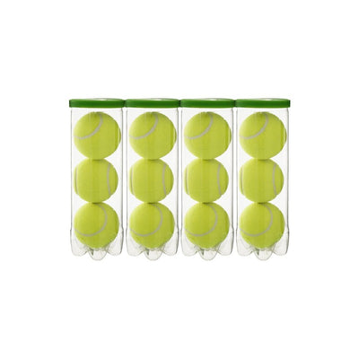 Prince Play+Stay 1 ITF & USTA Approved Low Compression Tennis Ball - Pack of 12 (Yellow)