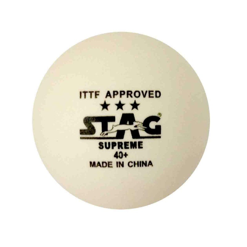 3 Star Supreme Tt Balls Ittf Approve (Pack of 6)