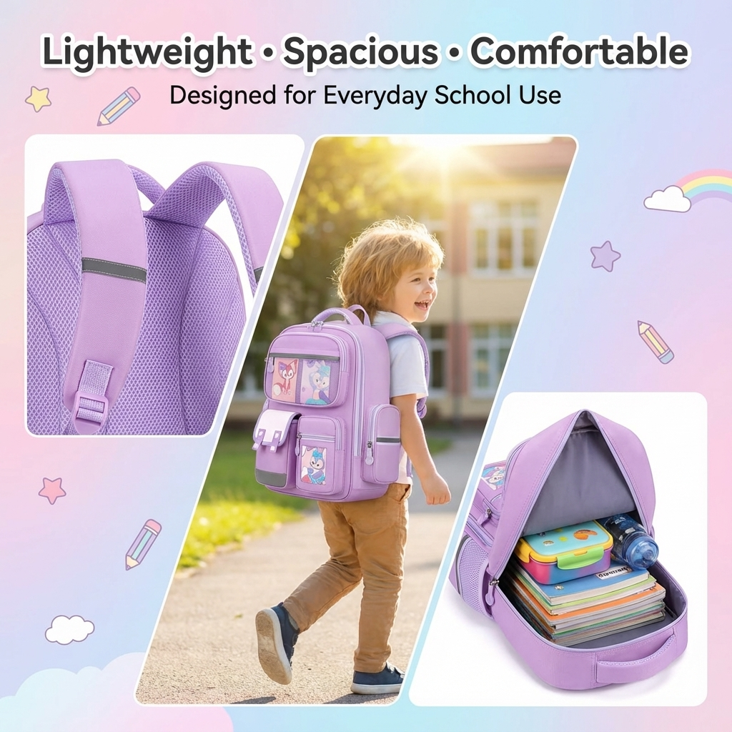 FunBlast School Bag - Large Capacity