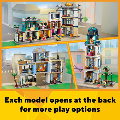 LEGO Creator Main Street 31141 Building Toy Set (1,459 Pieces) -  (COD Not Available)