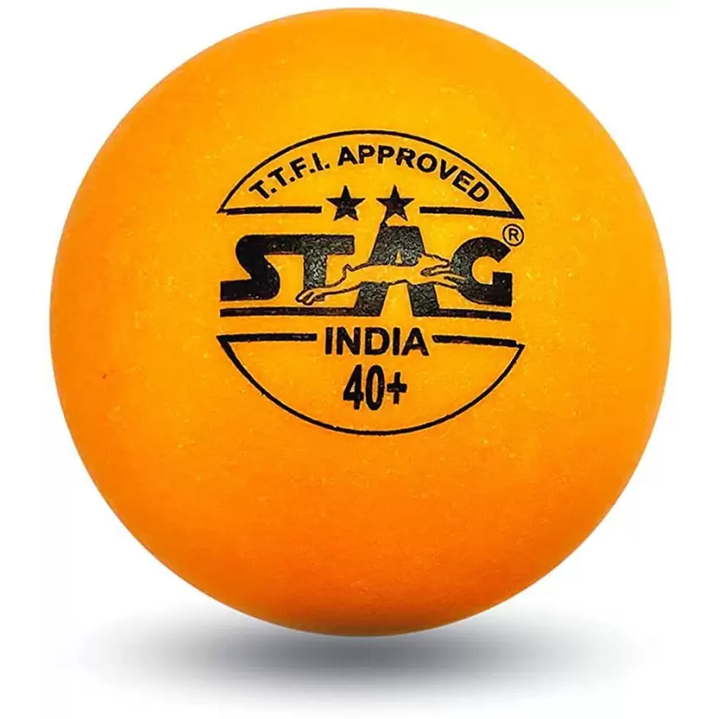 2 Star Orange Table Tennis Balls (Pack of 12)