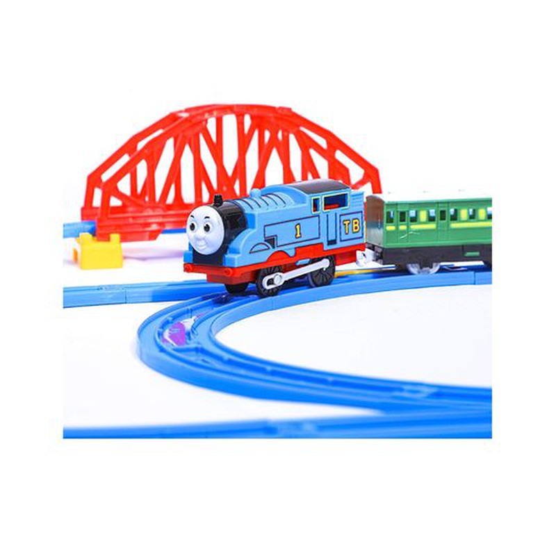 Musical Vintage Thomas Train World Toy Train Track Set Big Size (Assorted Color)