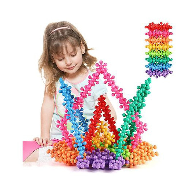 Educational Building Blocks Toys Interlocking Solid Plastic Toys Multicolor - 200 Pieces