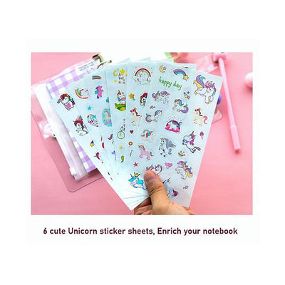 13 In 1 DIY Unicorn Diary With Pen - 40 Pages