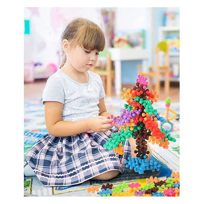 Educational Building Blocks Toys Interlocking Solid Plastic Toys Multicolor - 200 Pieces