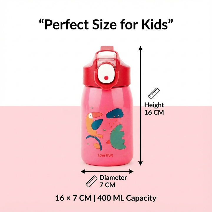FunBlast Cartoon Design Hot and Cold Water Bottle - 400ml