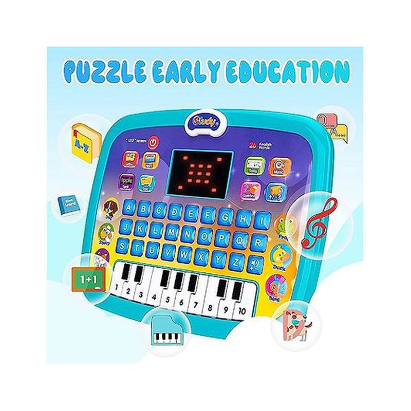 Fun Tablet Educational Learning Toy with Piano and Music For Kids and Toddlers - (Assorted Color)