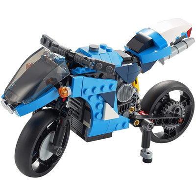 Lego Creator New 2021 3In1 Superbike 31114 Toy Motorcycle Building Kit -236 Pieces