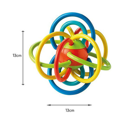 Infant Toddler Loopi Rattle Toys Pack of 1 - Multicolor