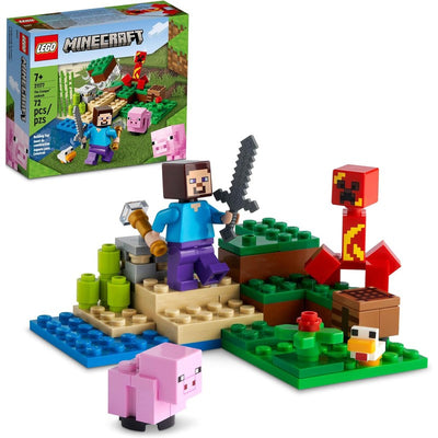 LEGO Minecraft The Creeper Ambush Building Toy 21177 (72 Pieces)