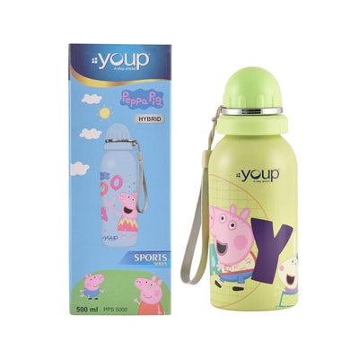 Youp HYBRID - 500 ml Stainless Steel Peppa Pig kids Water Bottle