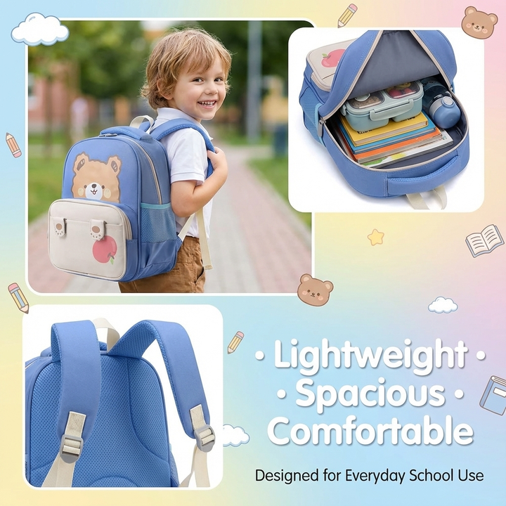 FunBlast Miniature Cartoon School Bag (2-5 Years)
