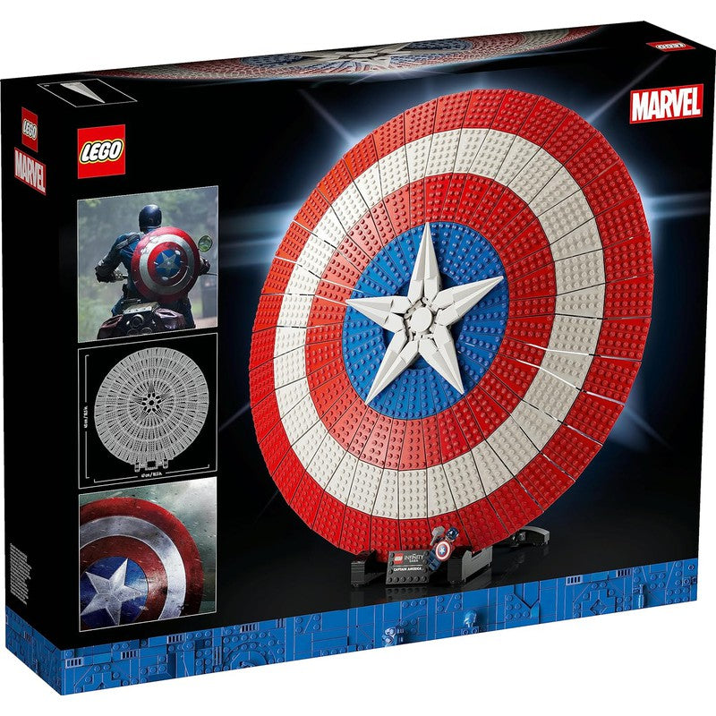 LEGO Marvel Captain America’s Shield 76262 Building Kit (3,128 Pieces) -  (COD Not Available)