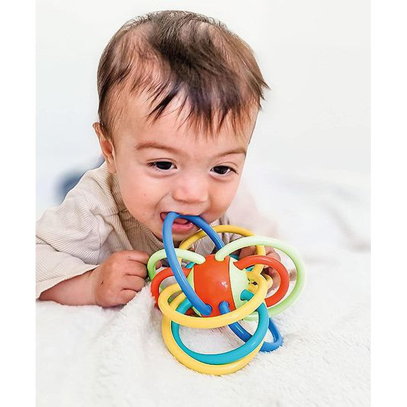 Infant Toddler Loopi Rattle Toys Pack of 1 - Multicolor