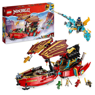 LEGO NINJAGO Destiny’s Bounty – Race Against Time 71797 Building Toy Set (1,739 Pcs) -  (COD Not Available)