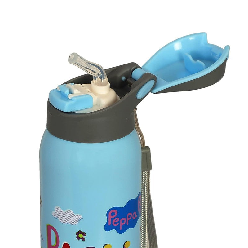 Youp  GOOGLIE- 500 ml Stainless Steel Peppa Pig Theme Kids Insulated Sipper Bottle GOOGLIE- 500 ml